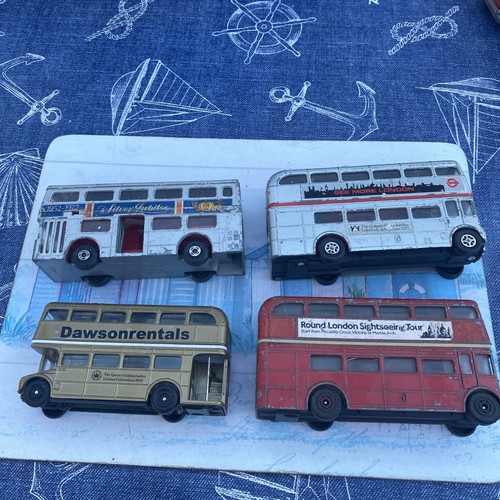 Die cast london buses corgi - 4,