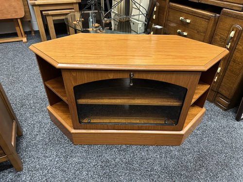 Corner cabinet teak veneer - tv,