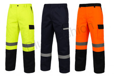 Hi Vis Cargo Combat Trousers