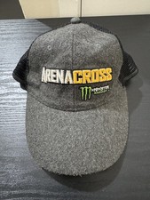 ⭐️ MONSTER Energy ARENACROSS Mesh BASEBALL CAP Racing Motocross Motorcycle ⭐️