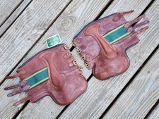 Devoucoux Chiberta Brown Cross Country Jump Tendon Boots - Size 3/Full - NWT