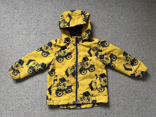 Next boys yellow digger - digger, print
