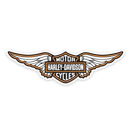 Harley davidson sticker inch - davidson, 4