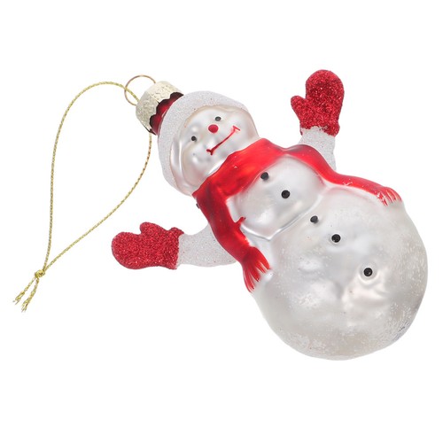 Christmas snowman glass - snowman,