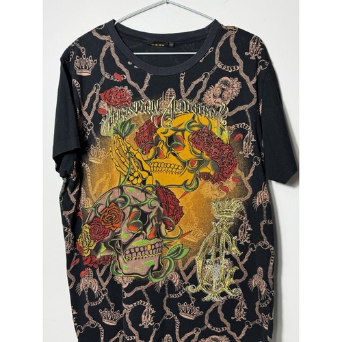 Vtg christian audigier skulls - vtg,