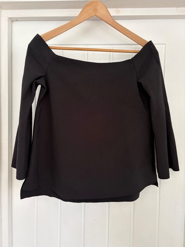 Zara basic black off - basic, off-shoulder