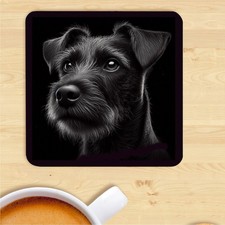 Patterdale terrier coaster - patterdale,