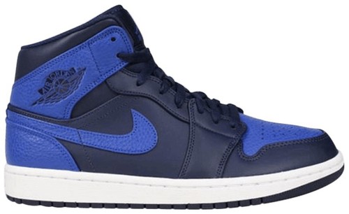 Nike air jordan mid - nike, obsidian
