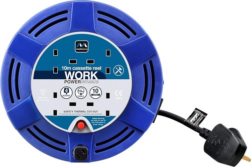 Extension lead reel 10m cable - reel,