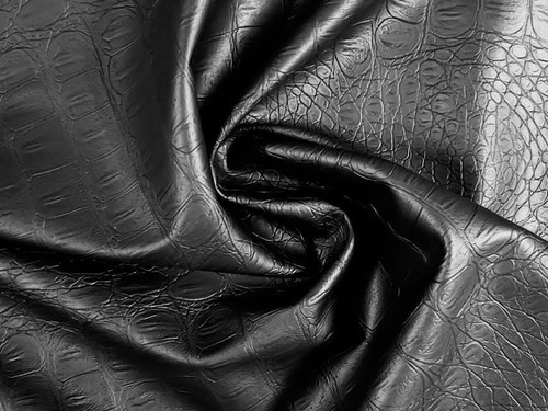 Faux leather alligator skin - faux,