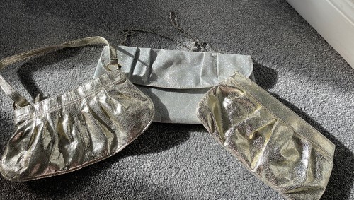 Bags silver gold new - 3, silver/gold.