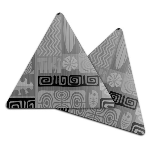Triangle coaster bw - coaster,