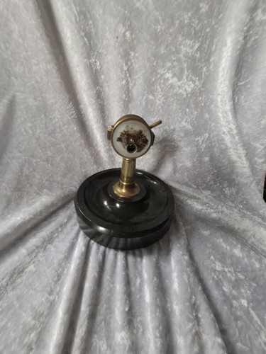 Antique table brass - table,