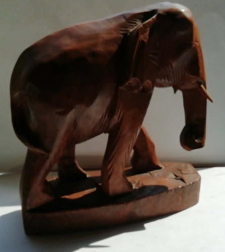 Wooden elephant ornament - ornament, hand