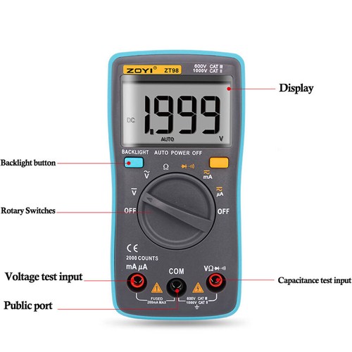 Digital multimeter large - digital,