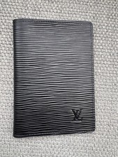 Louis Vuitton Passport Cover Black Epi Leather