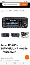 Icom IC 705 Transceiver NEW IN