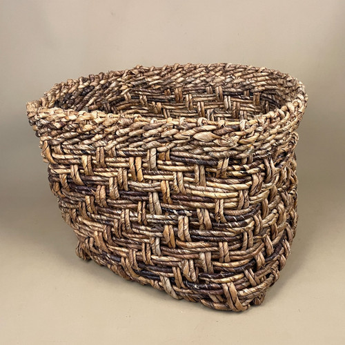 Slouchy woven blanket basket - slouchy,