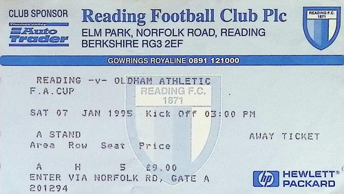 Reading oldham athletic - reading,