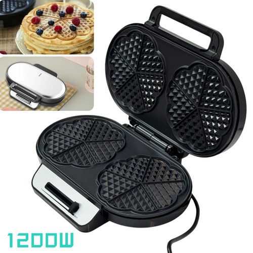 1200w waffle maker double - waffle,