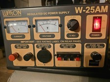 WATSON W- 25AMP DC REGULATED POWER SUPPLY
