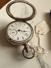 Illinois Watch Co 1878 Coin Silver 11j Pocket Watch