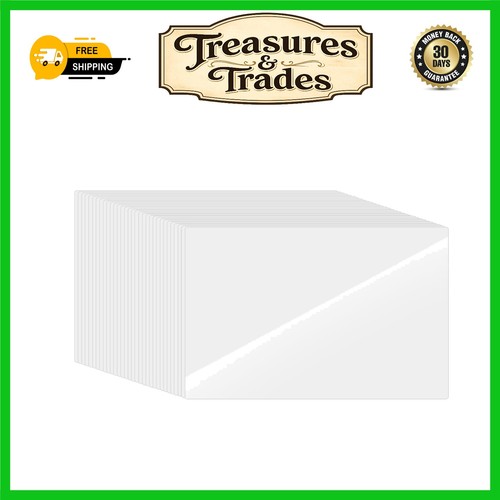 Crystal clear index card - clear,