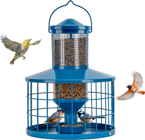 Caged bird feeders - caged,