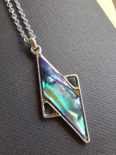 Pendant necklace peacock - necklace,