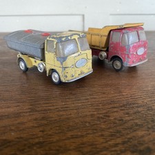 Vintage Corgi 460 ERF Model 64G Tanker Tipper Tunnel Cement + Dumper #813