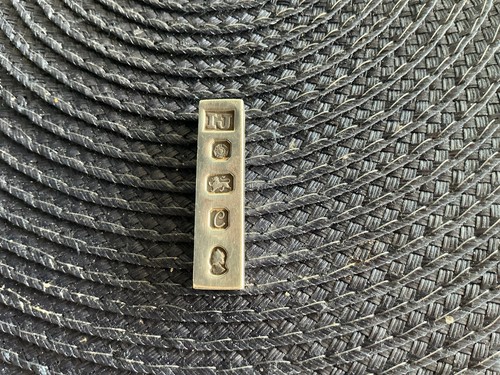 1977 sheffield silver ingot - 1977,