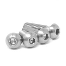 M8 Titanium button head allen screw bolt low profile Ti 15 20 25 30 mm x 1.25