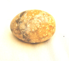 VINTAGE AGATE EGG GOLDEN