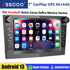 Apple Carplay For Vauxhall Corsa C/D Astra Car Stereo GPS SAT NAV 64G Android 13