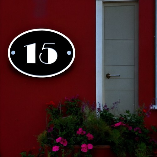 Art deco oval house - house, number