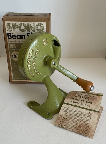 Spong bean slicer 1950s 1960s - spong,
