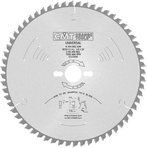 Cmt 254mm 30b - 254mm, 60t