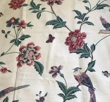 Pair of Lined Curtains Handmade in Vintage Laura Ashley Elveden Pattern Fabric