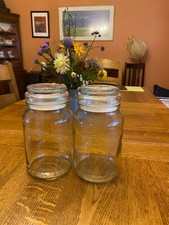 TWO Extra Large (400g) Douwe Egberts Empty Coffee Jars - Storage & Upcycling