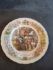 Wedgwood Foxwood Tales By Brian Paterson Mr Gruffey's Shop Plate