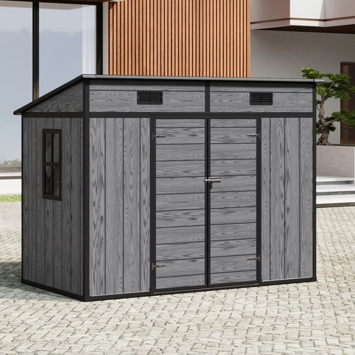 4x8ft large plastic shed - xl,