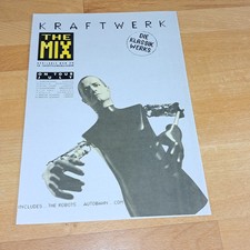 KRAFTWERK THE MIX ORIGINAL 1991 album UK TOUR magazine promo advert artwork