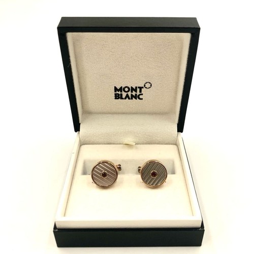 Montblanc white star - white, cufflinks