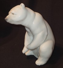 Vintage Lladro Sitting Polar Bear In Lovely Condition