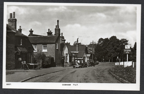 Postcard cobham tilt - postcard, esher