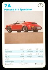 1 x info card Porsche 911 Speedster car - R138