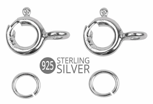 Pieces sterling silver 5mm - pieces,