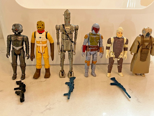 Star wars vintage - star, figures