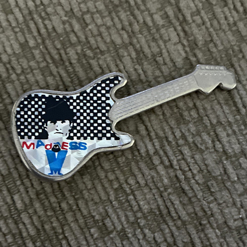 Madness guitar shaped enamel - shaped,