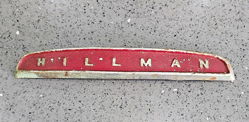 Hillman metal car badge 270mm - hillman,